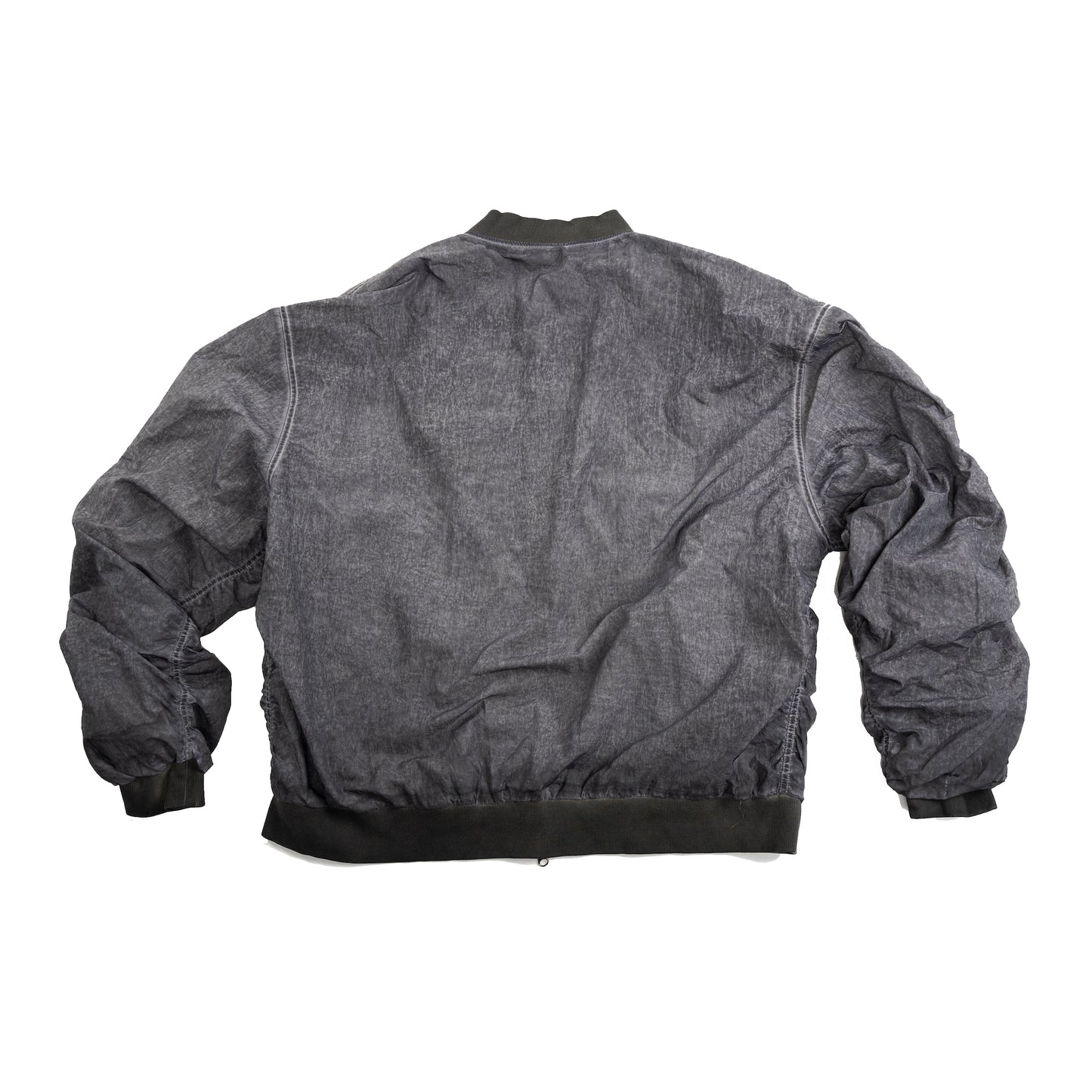 SHIRRING BOMBER JACKET