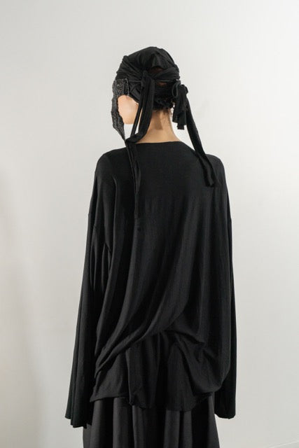 LONG SLEEVE TOP BLACK