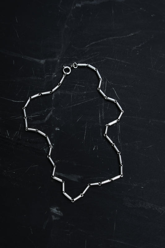 BARREL LINK CHAIN — STERLING SILVER 925 (22G)