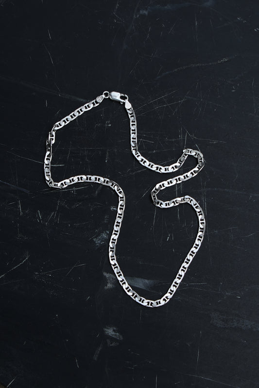 FLAT ANCHOR LINK CHAIN — STERLING SILVER 925 (17G)