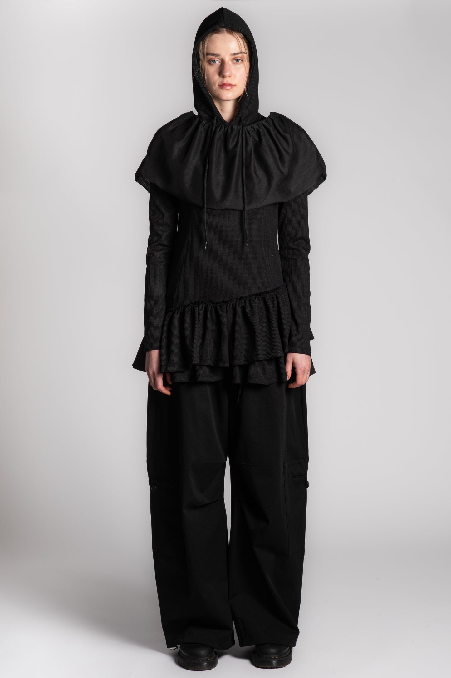 BLACK WIDE PANTS
