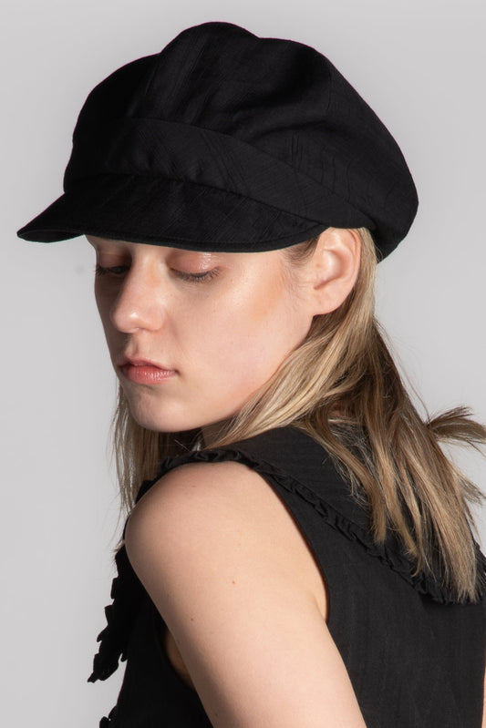 BLACK HUNTING CAP