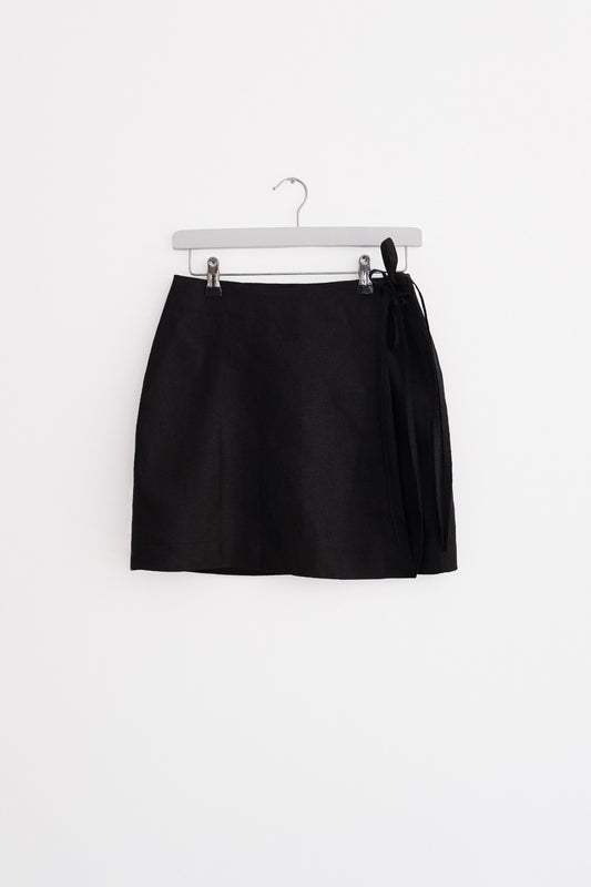 MINI WRAP SKIRT