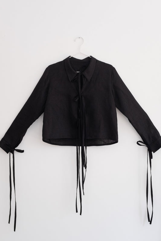 FRONT TIES SHIRT