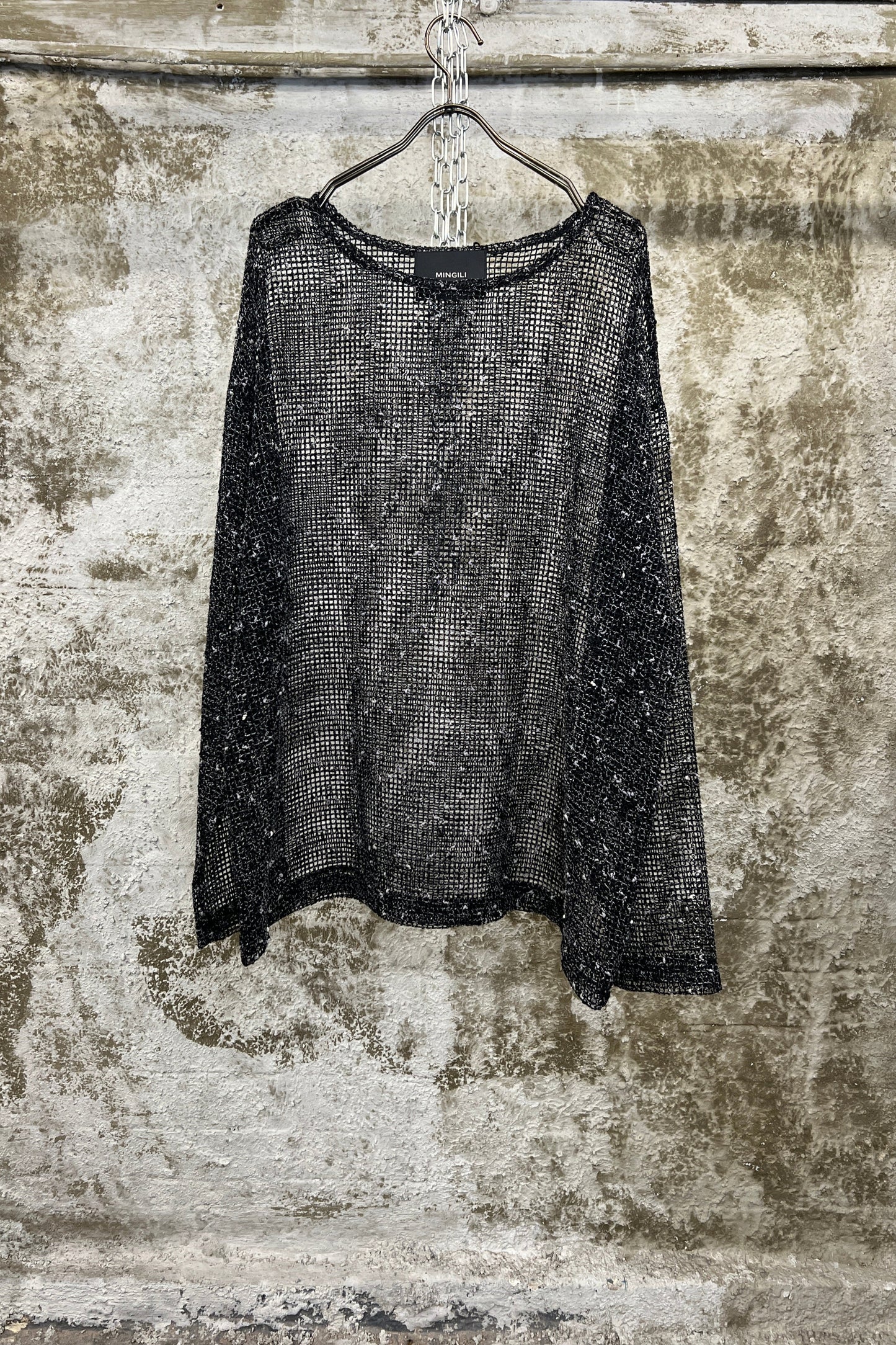 OVERSIZED MESH KNIT