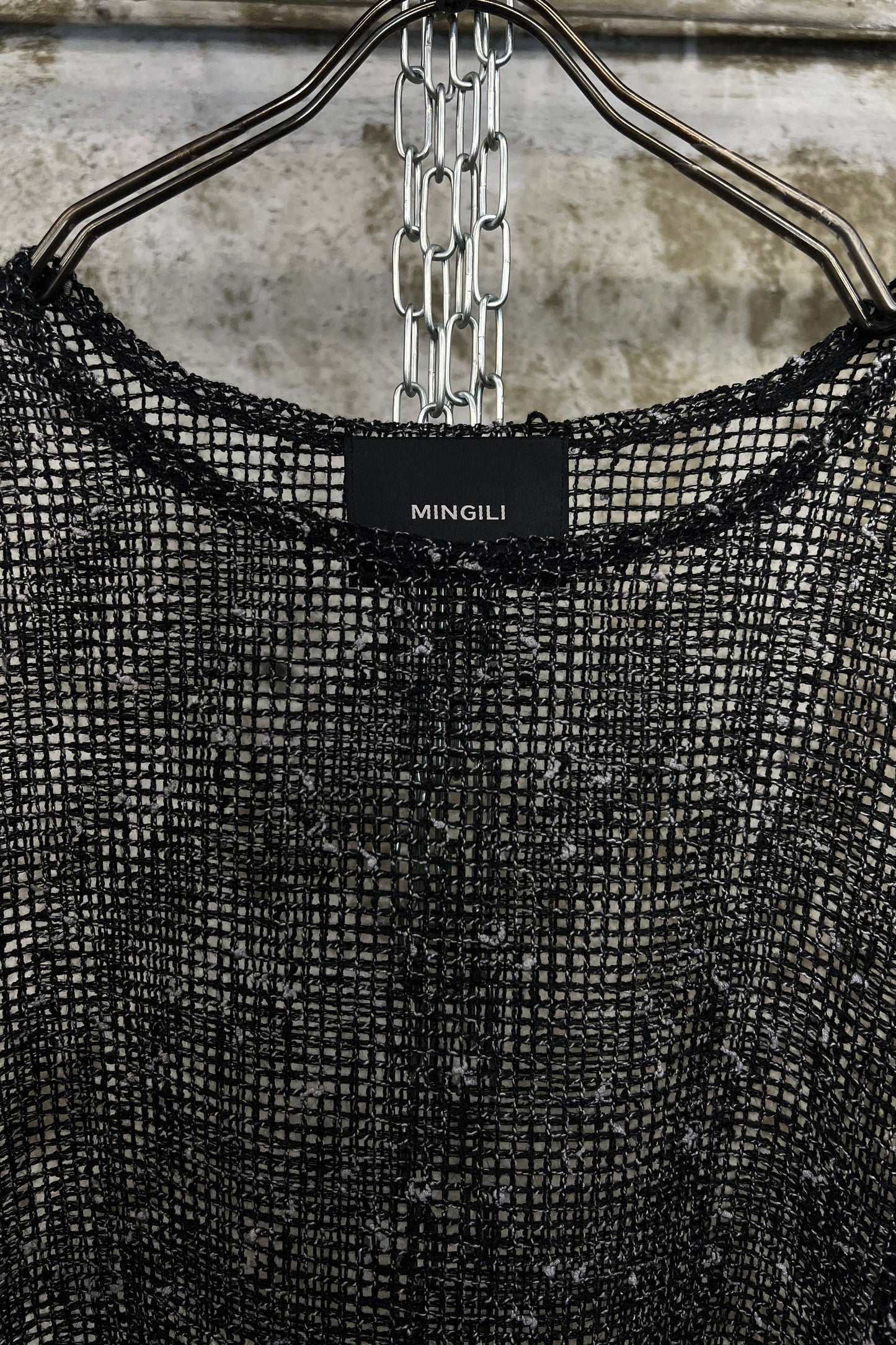 OVERSIZED MESH KNIT