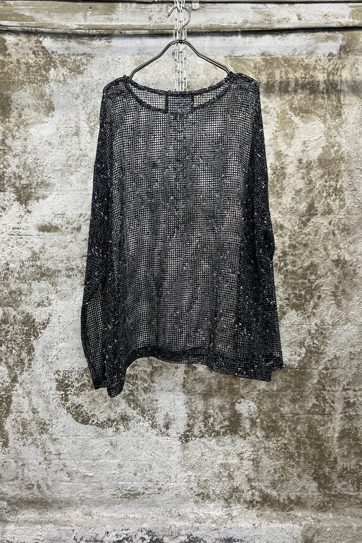 OVERSIZED MESH KNIT
