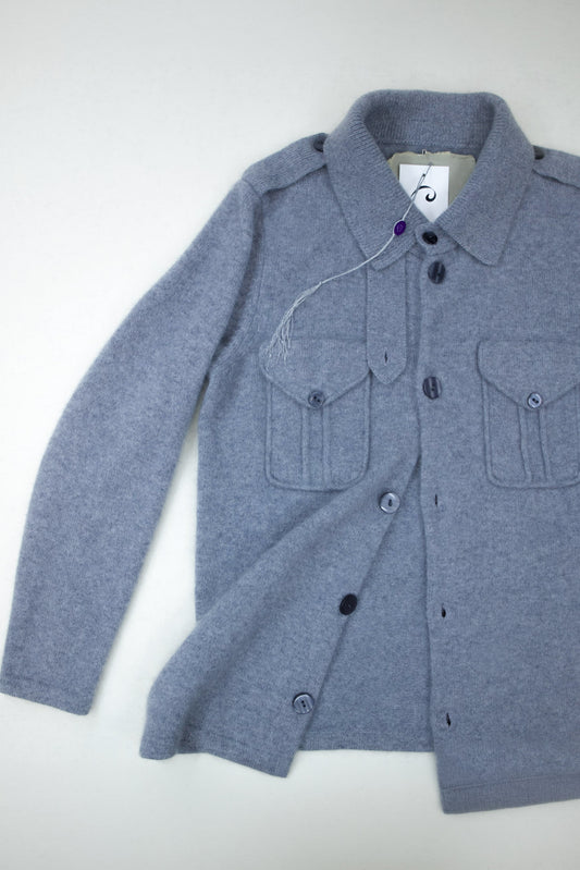 KNITTED SHIRT (GRAY)