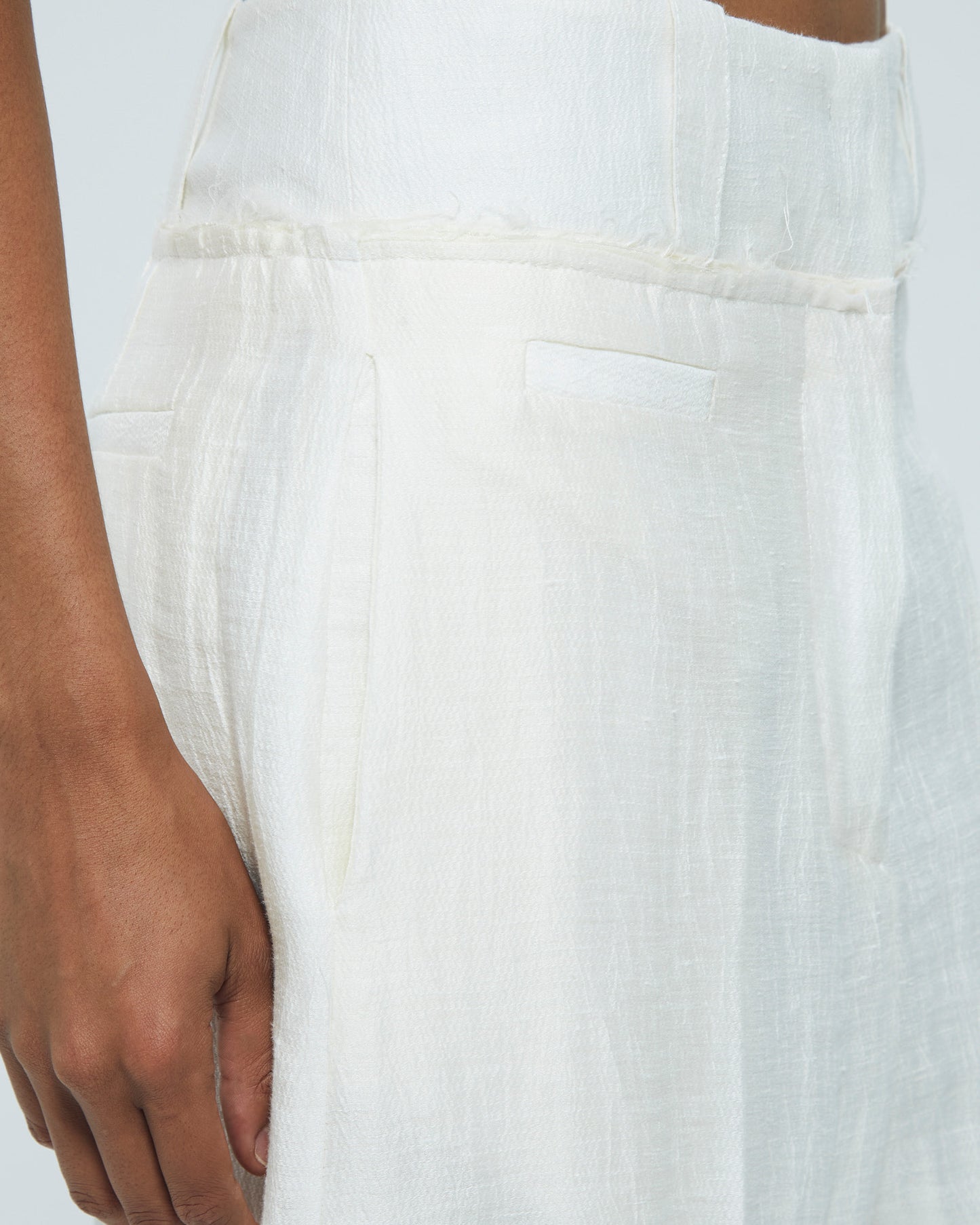 MALLONI TECHNICAL LINEN TROUSERS