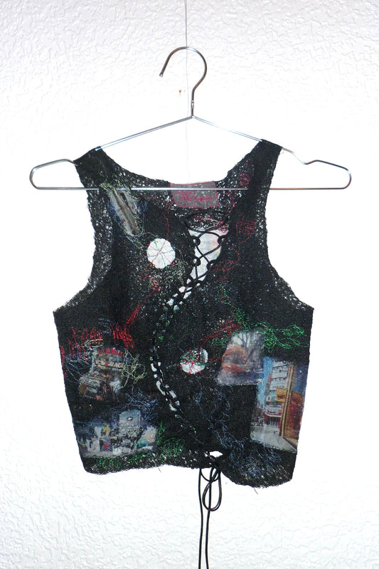 NJUTHESOPHIST YIN VEST TOP