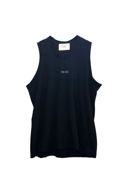 ESSENTIAL LOGO TANK BLACK