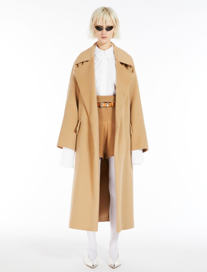SPORTMAX CASHMERE-BLEND ROBE COAT