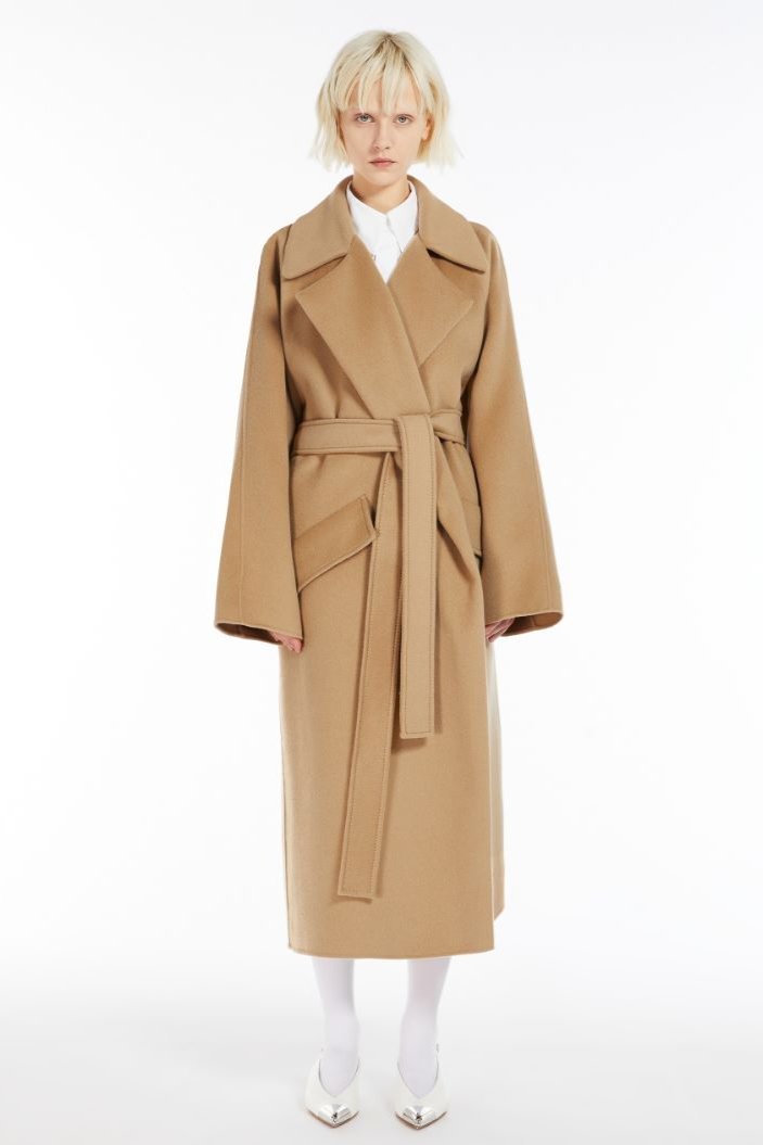SPORTMAX CASHMERE-BLEND ROBE COAT