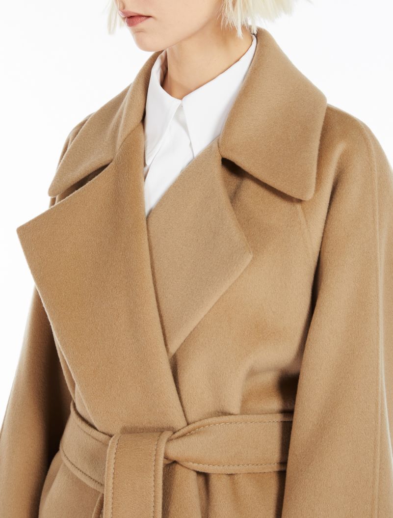 SPORTMAX CASHMERE-BLEND ROBE COAT