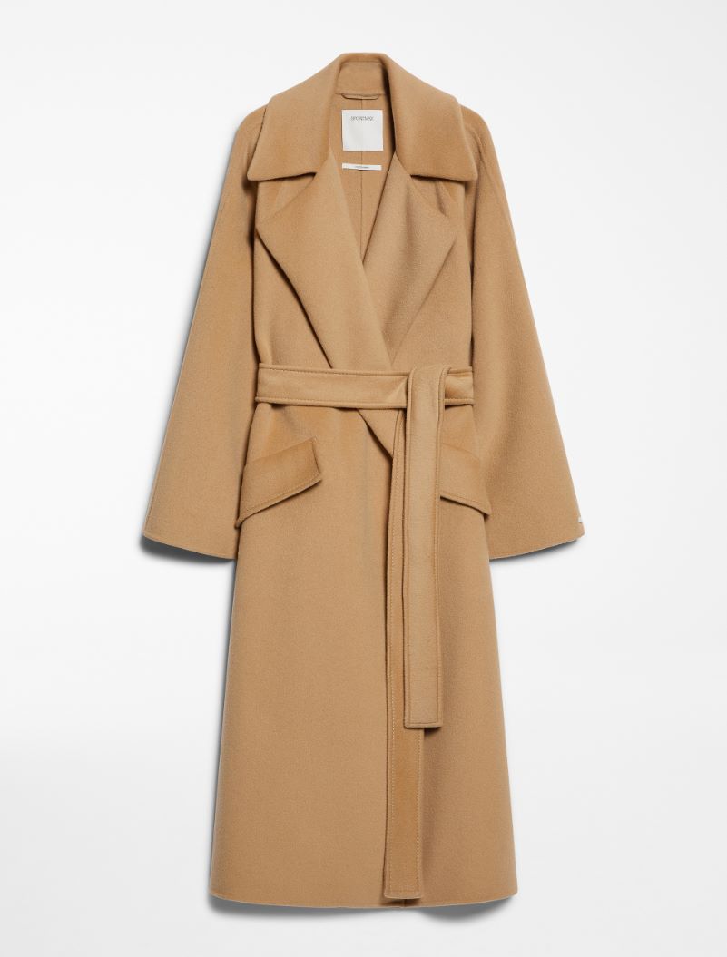 SPORTMAX CASHMERE-BLEND ROBE COAT