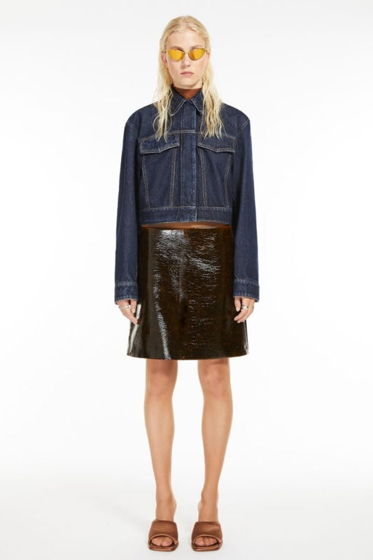 SPORTMAX SHORT DENIM JACKET