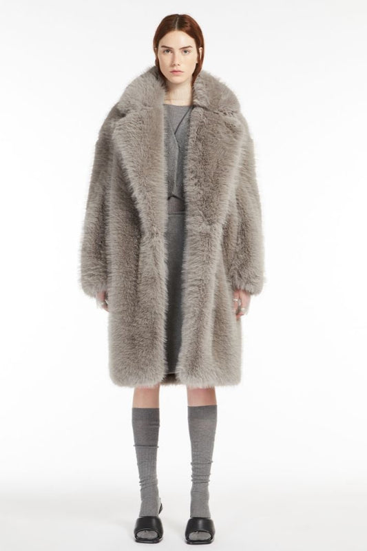 SPORTMAX FAUX FUR COAT