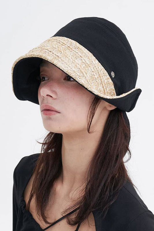 BROWN HAT ROCHA SUMMER BONNET STRAW