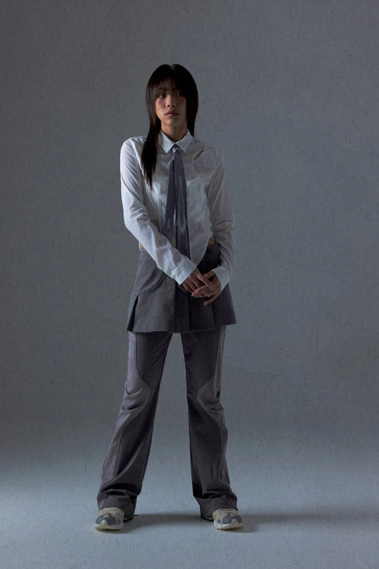 OJOS 2-WAY PLEATS SKIRT PANTS