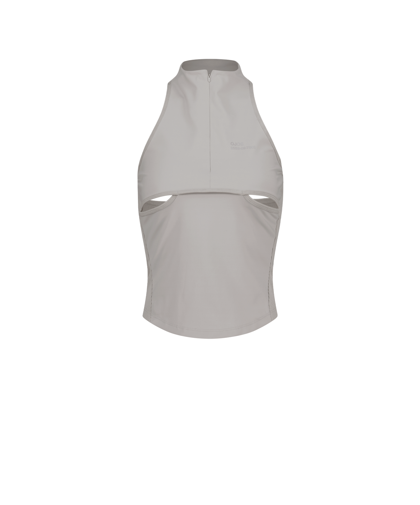 DETACHABLE BOLERO HALTER T WARM GREY