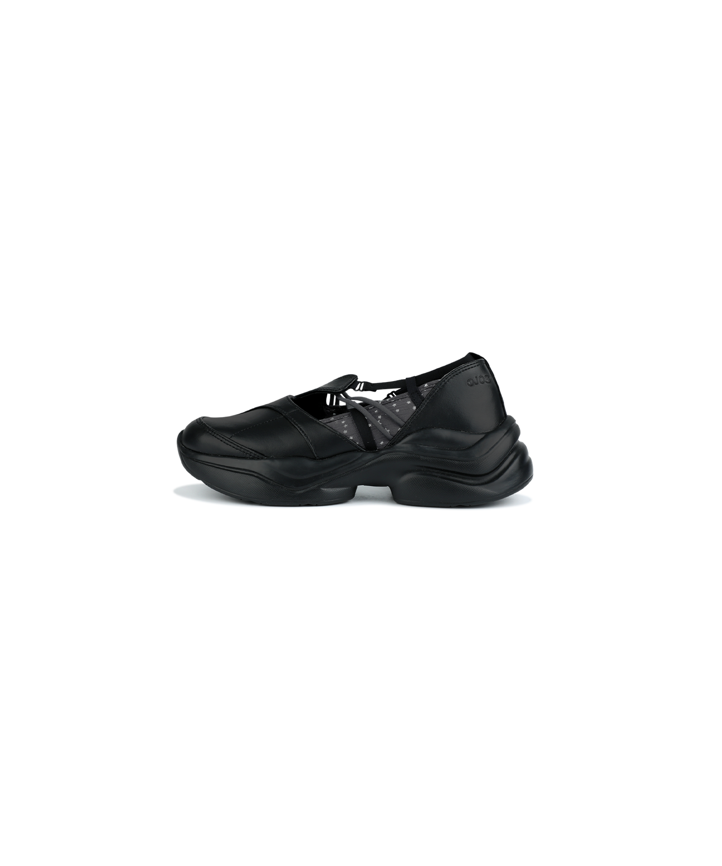 OJOS STRAP TOE SNEAKERS BLACK