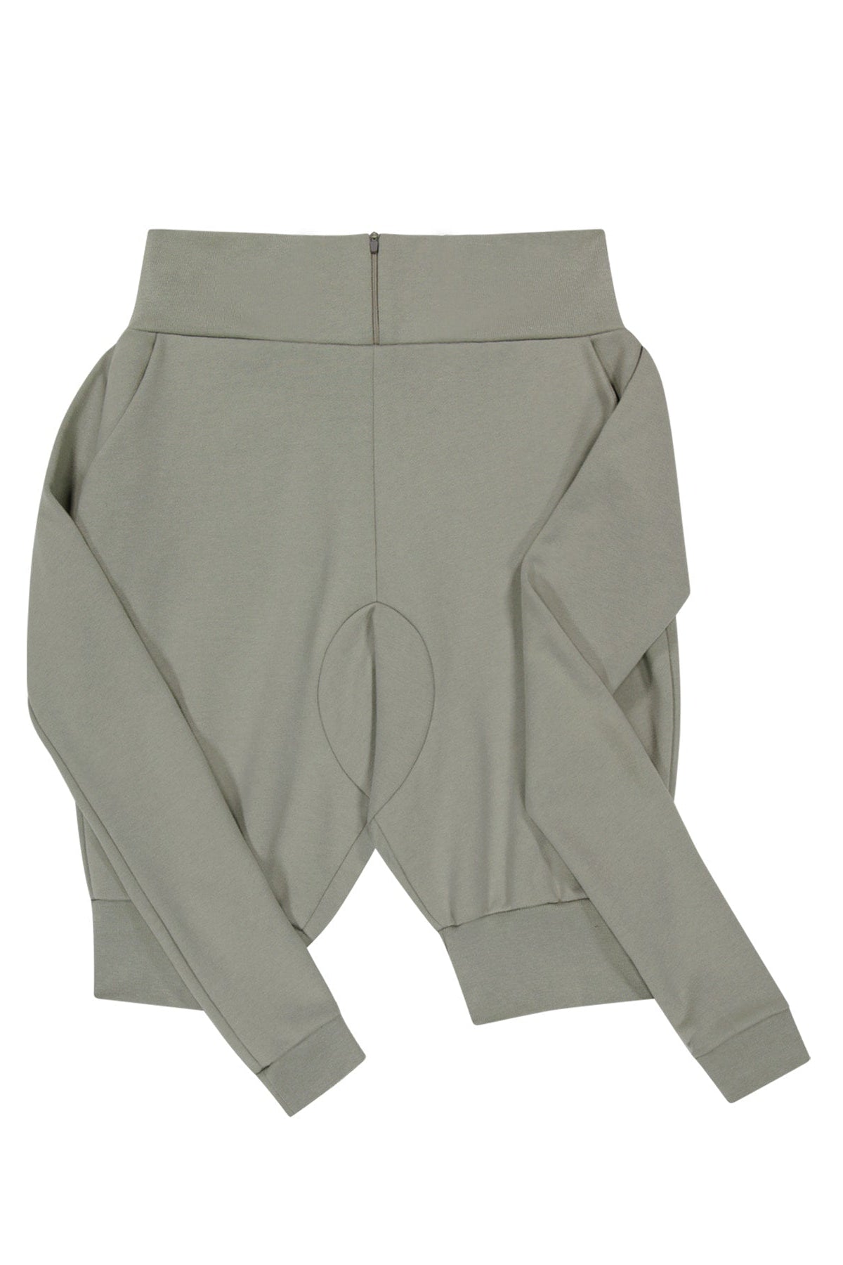 SLEEVE PUMPKIN PANTS - MINT GREY