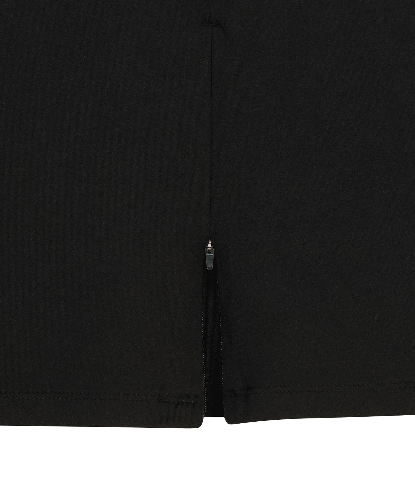 MOCK NECK TEE - BLACK