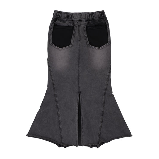 ACID WASHED MERMAID SKIRT