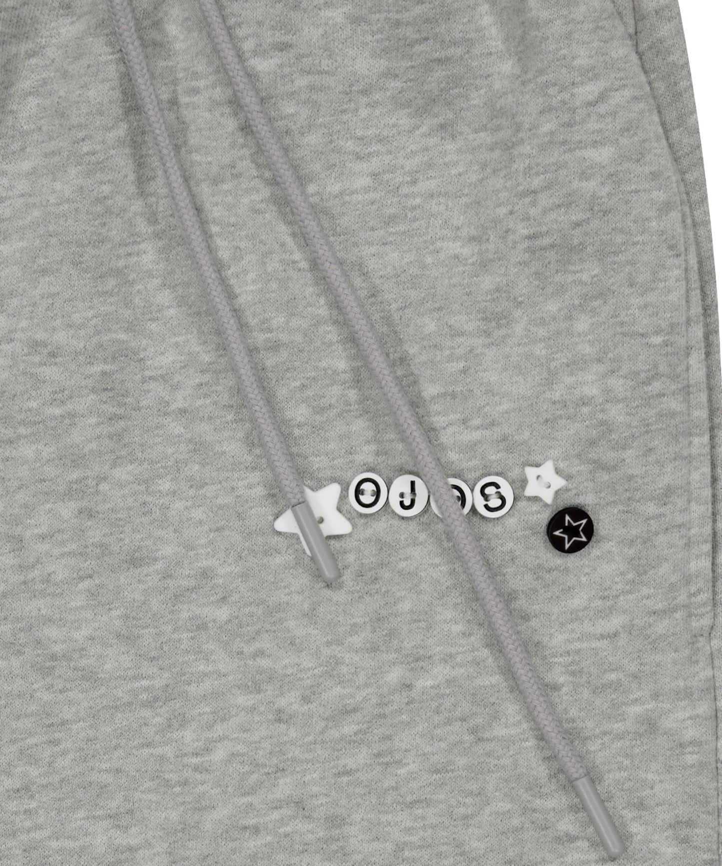 SIDE FUR TRIM SWEATPANTS - GREY