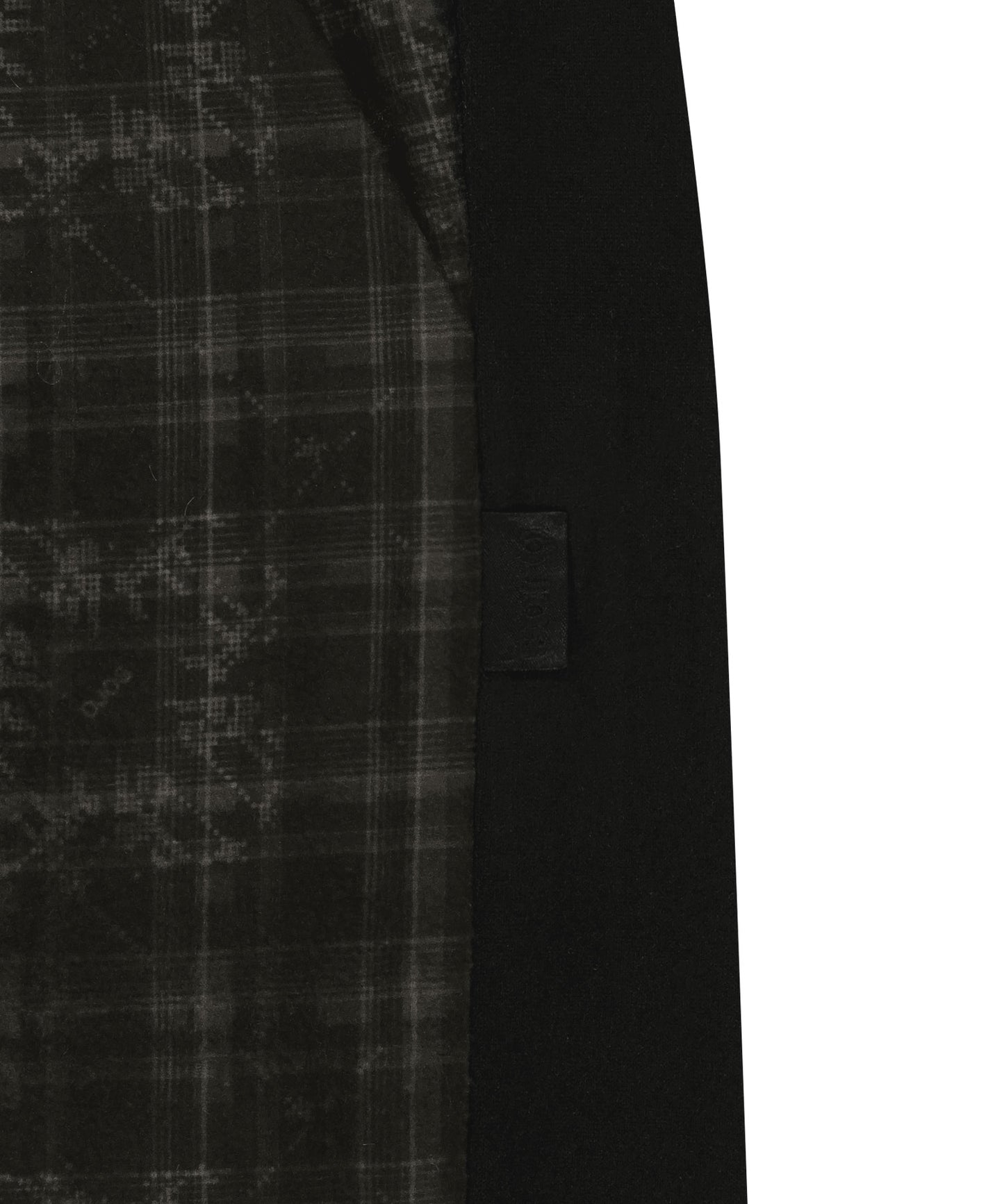 CHECK SLEEP JERSEY PANTS - BLACK