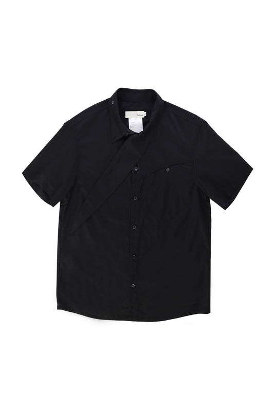 TAIL COLLAR SHIRT_VER BALANCE(BLACK)