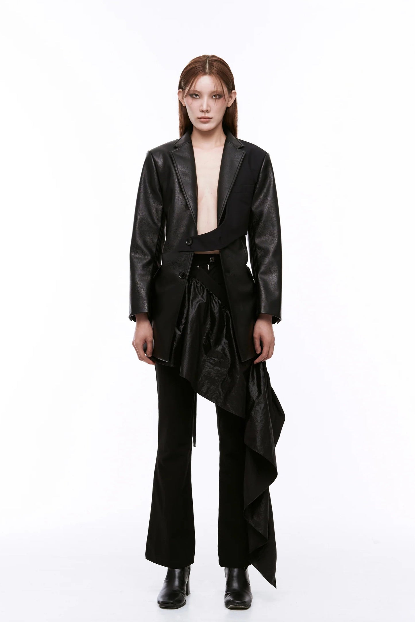 ARTSDEBASE TAILORED LINE JACKET BLACK