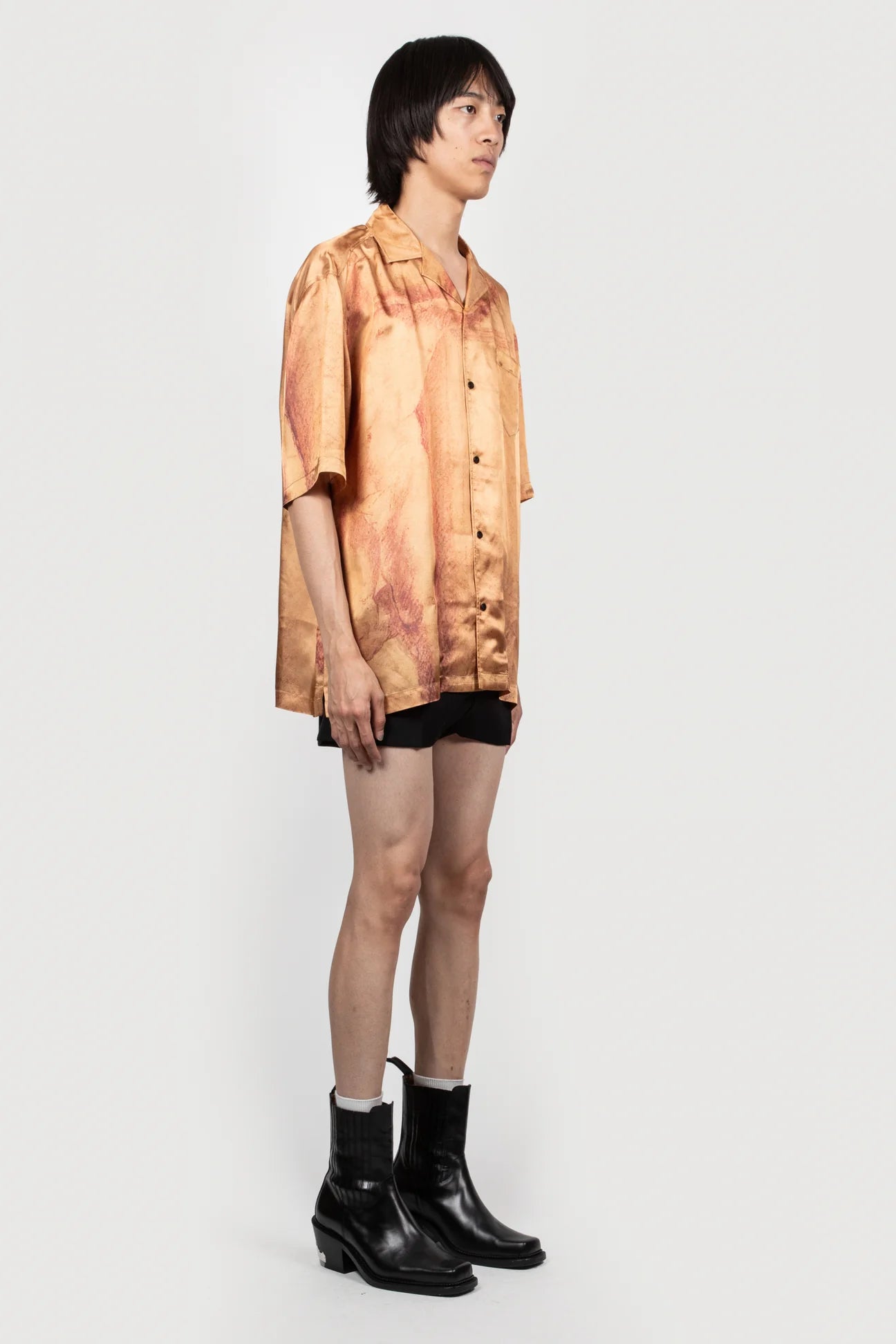 EGONLAB BOWLING SHIRT SAFRAN