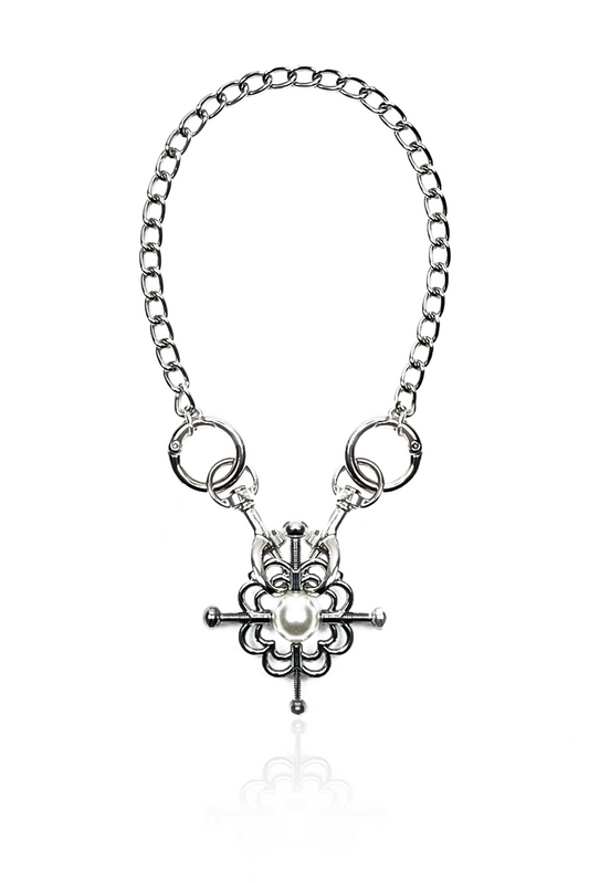 OLGAMI PEARL NIPPLE NECKLACE