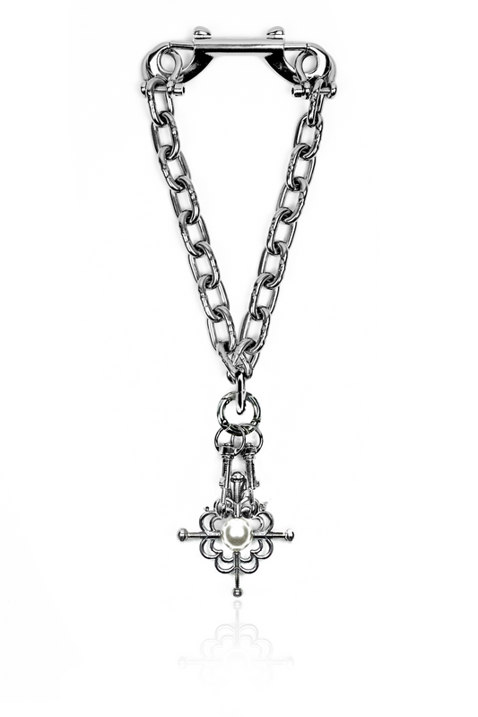 OLGAMI PEARL NIPPLE XL LONG NECKLACE