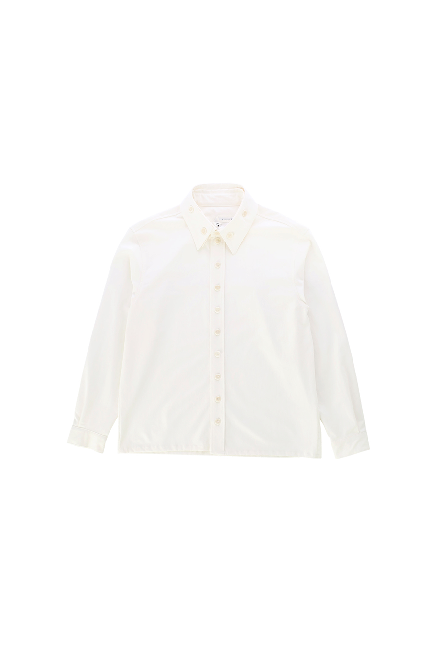 LAYERED COLLARS SHIRTS_VER IMBALANCE(WHITE)